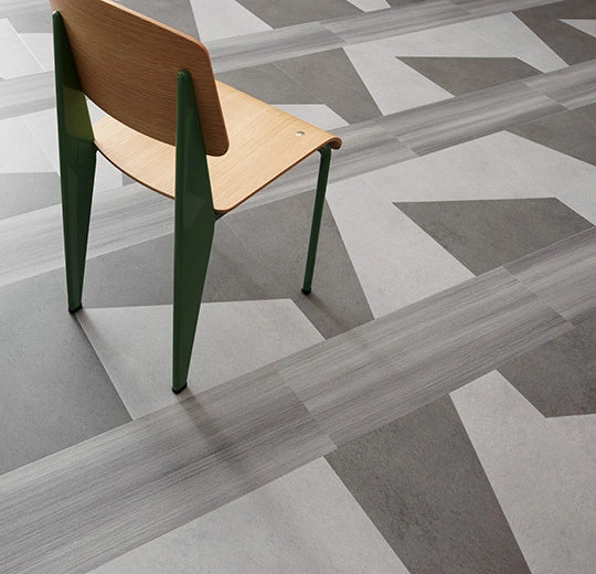 Forbo Allura Dryback 0.55 Rock Cement Trapezoid 63738DR5