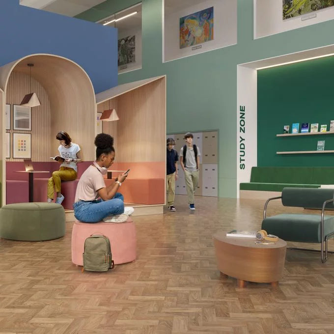 Polysafe Wood FX Acoustix PUR Eton Oak Parquet 3399