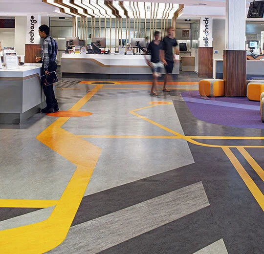 Forbo Marmoleum Marbled 3146 serene grey