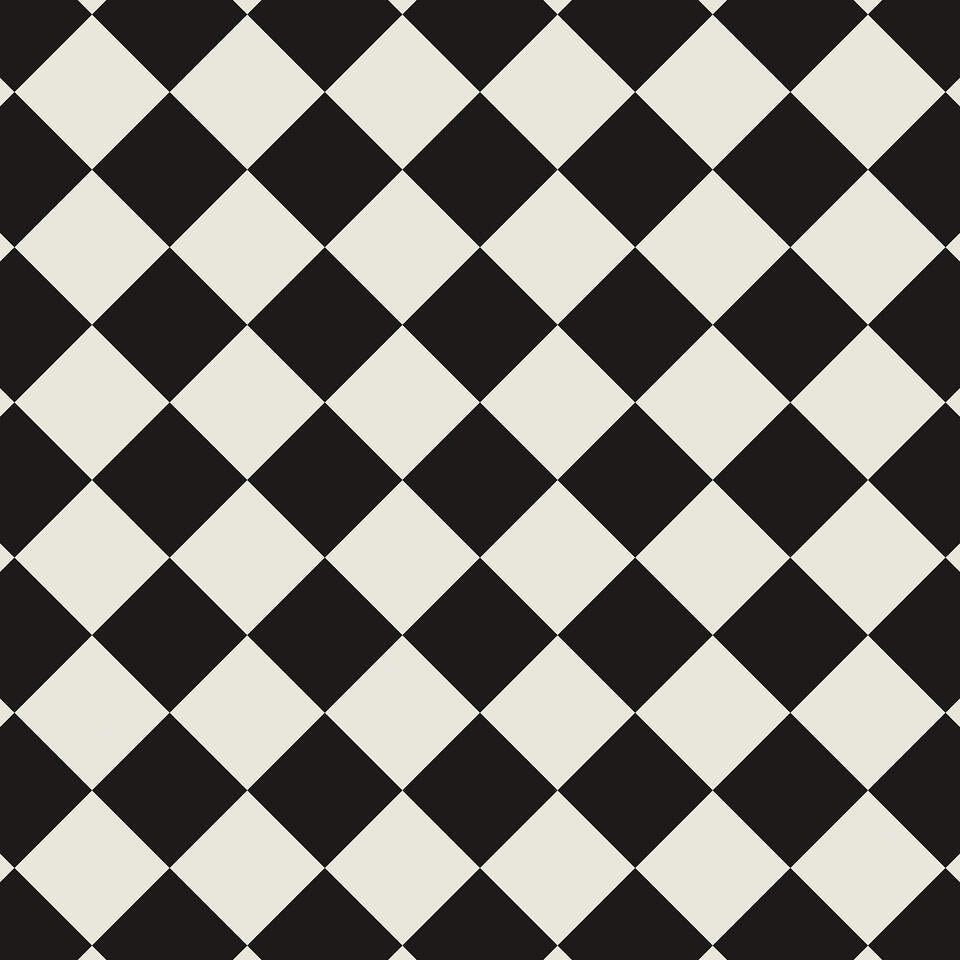 Checkerboard Mono BLACK & WHITE 260046001