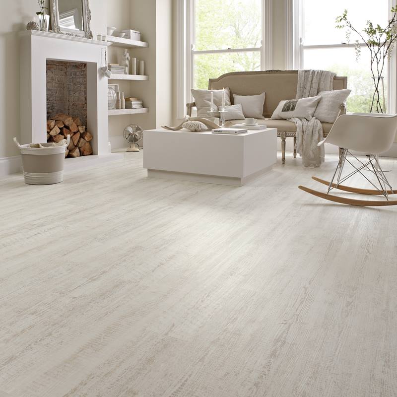 Karndean Knight Tile White Painted Oak KP105 Vinyl Flooring