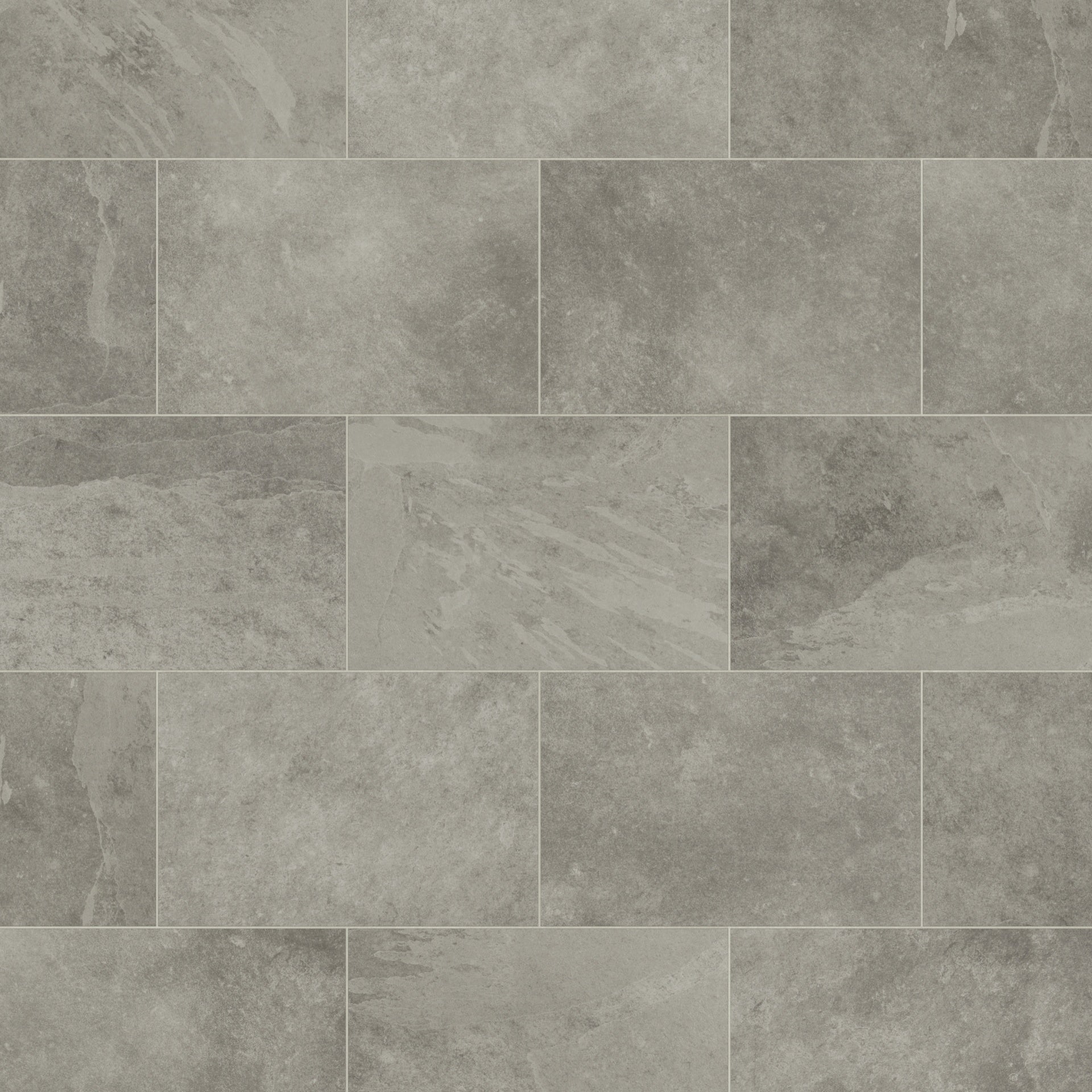 Karndean Knight Tile Grey Riven Slate ST16 Vinyl Flooring