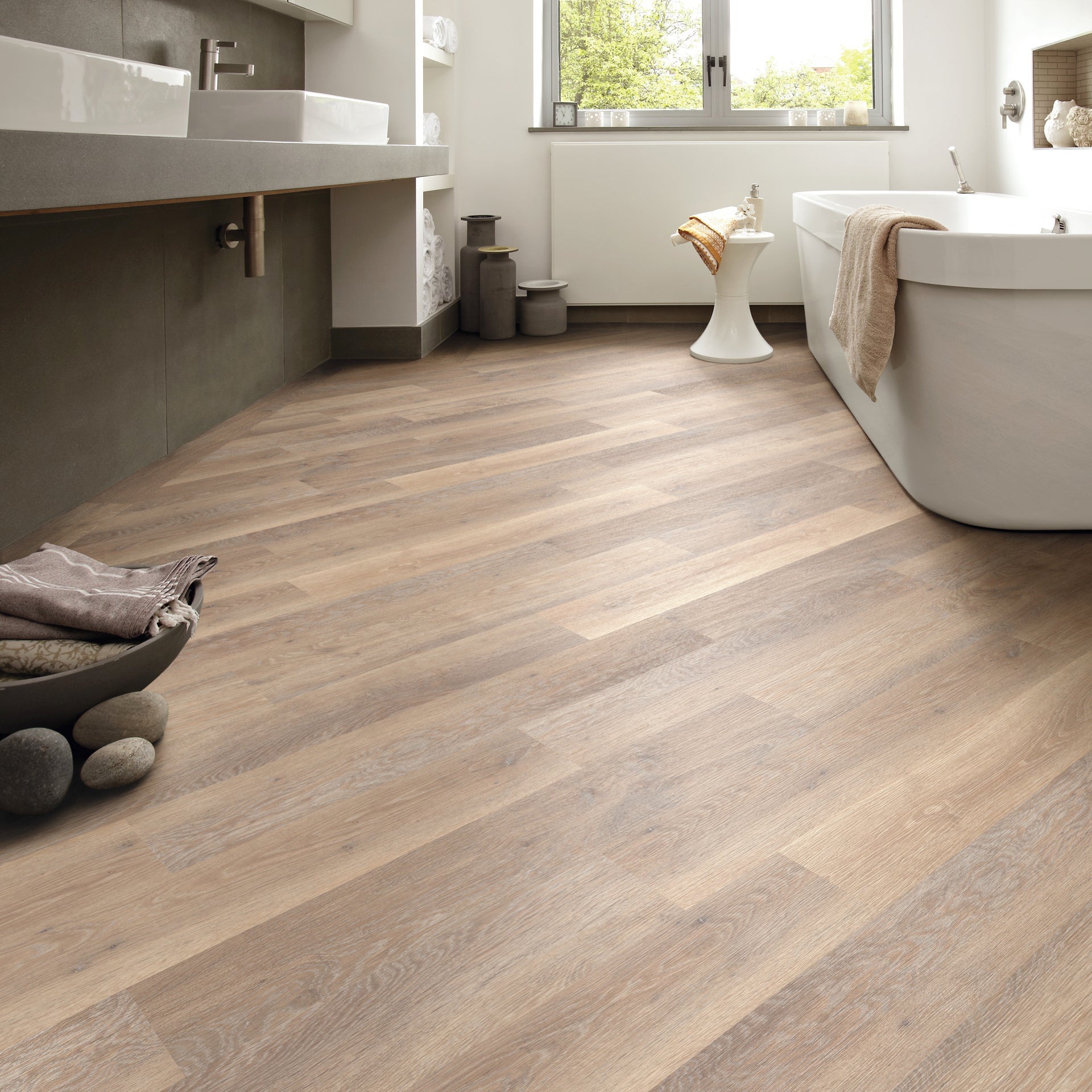 Karndean Knight Tile Rigid Core Rose Washed Oak SCB-KP95-6