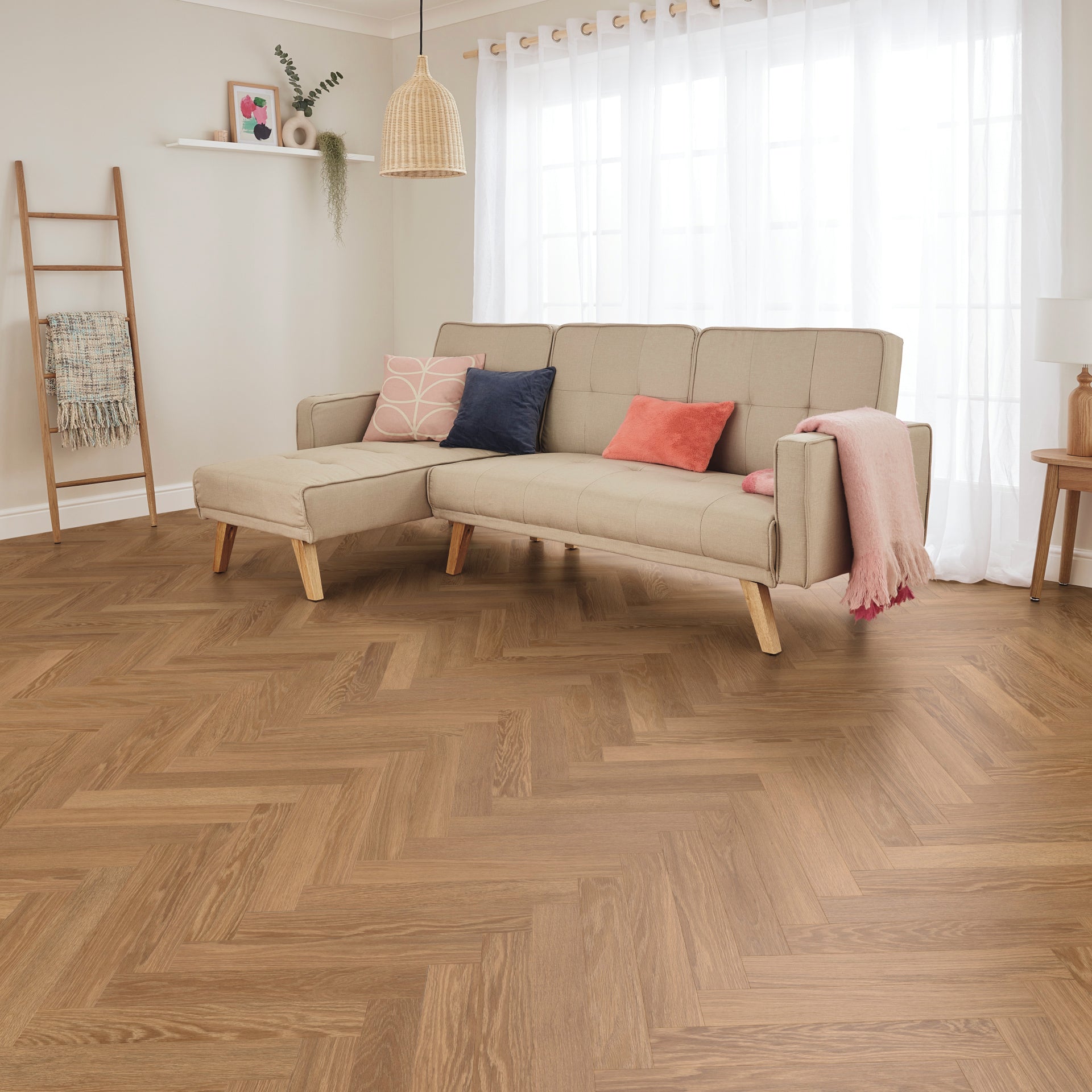 Karndean Knight Tile Honey Limed Oak SM-KP155 Vinyl Flooring