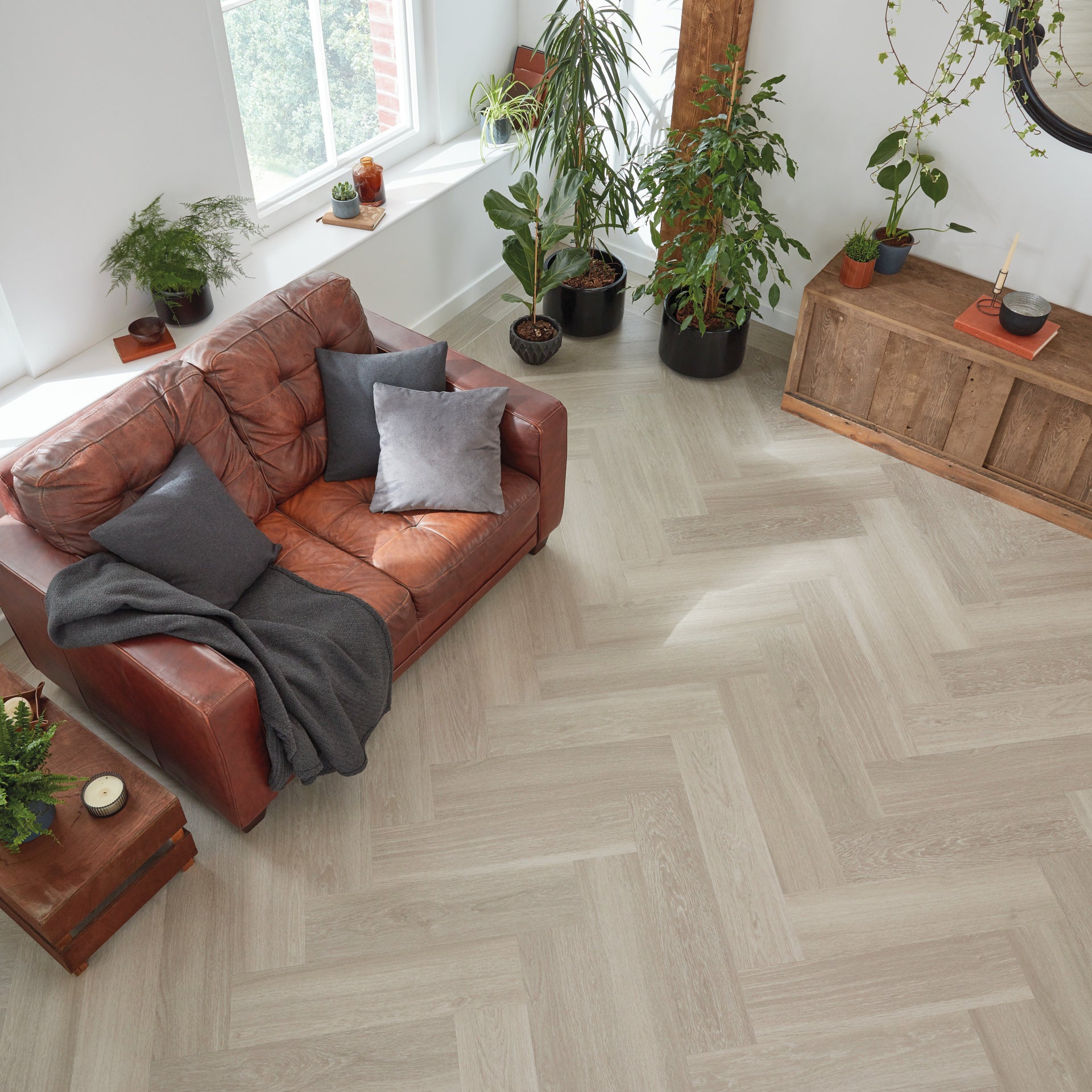 Karndean Van Gogh Grey Brushed Oak SM-VGW120T Vinyl Flooring