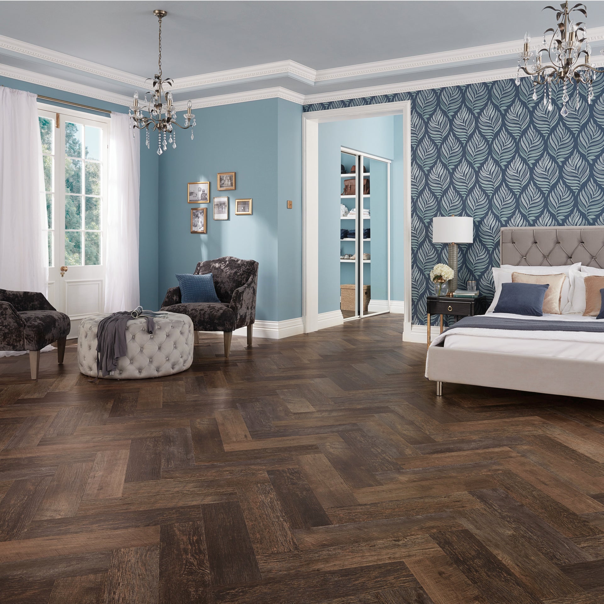 Karndean Van Gogh Salvaged Barnwood SM-VGW123T Vinyl Flooring