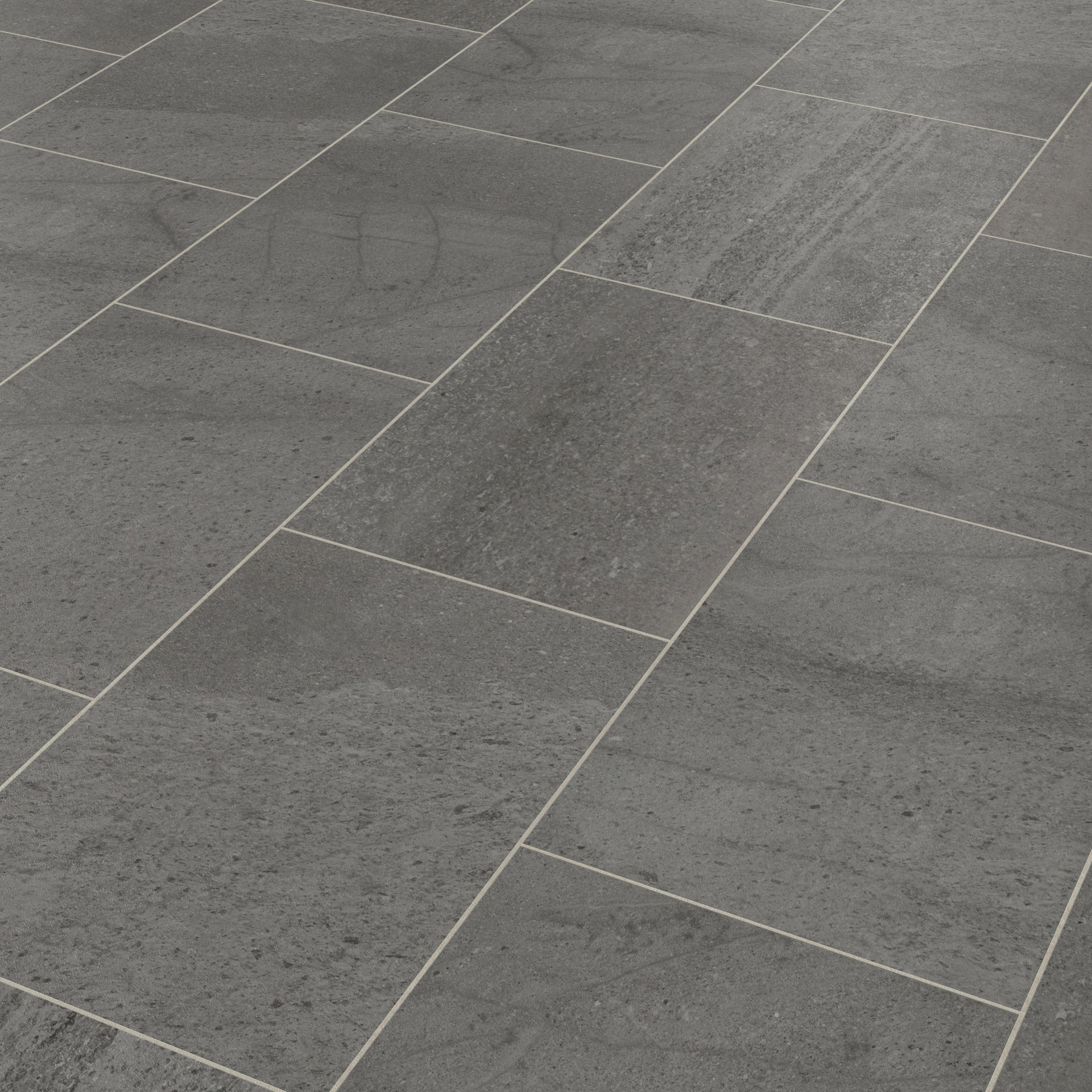 Karndean Knight Tile Honed Charcoal Slate ST19 Vinyl Flooring