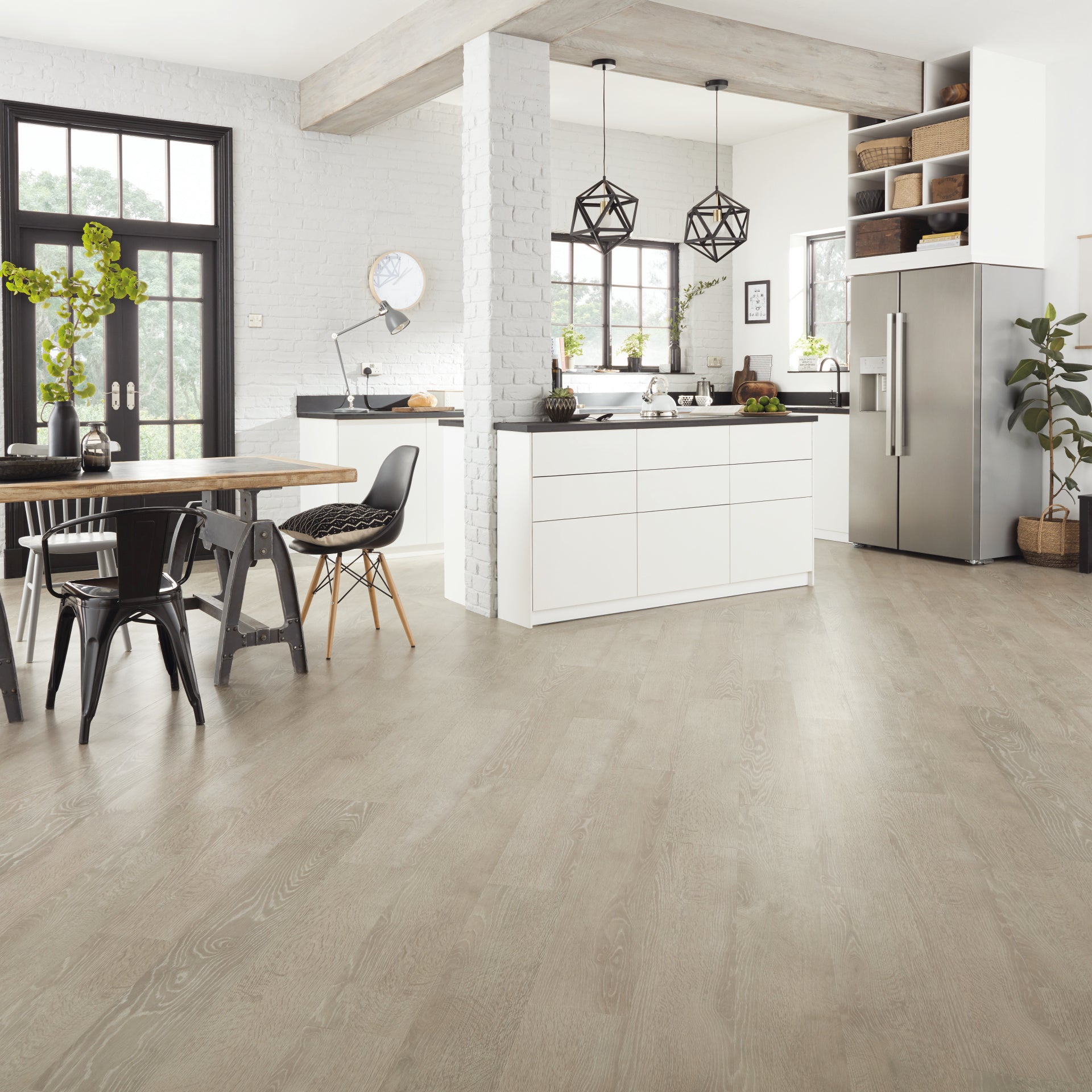 Karndean Van Gogh Greige Oak VGW110T Vinyl Flooring