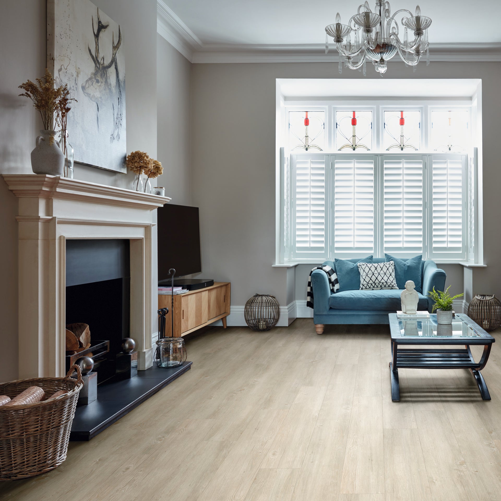 Karndean Van Gogh Rigid Core Light Country Oak VGW139T-SCB