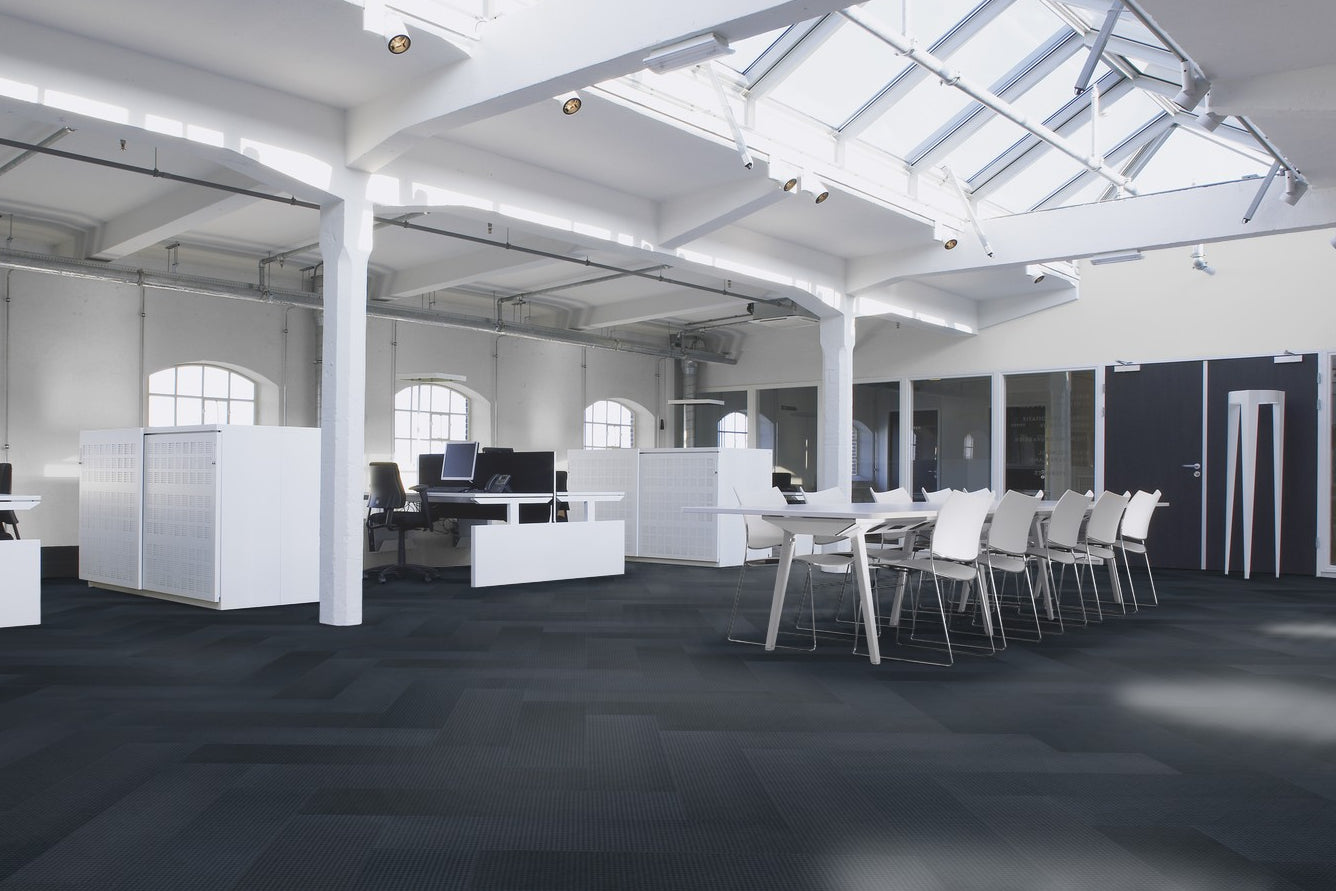 Flotex Planks Box-Cross Blueberry 133008 - Contract Flooring