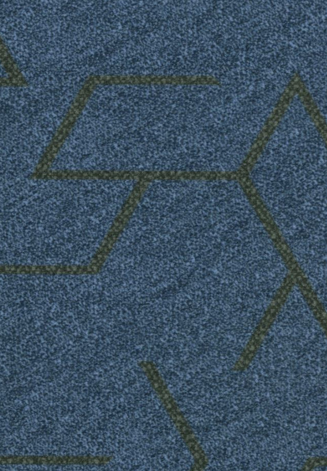 Flotex Planks Triad Blue 131002 - Contract Flooring