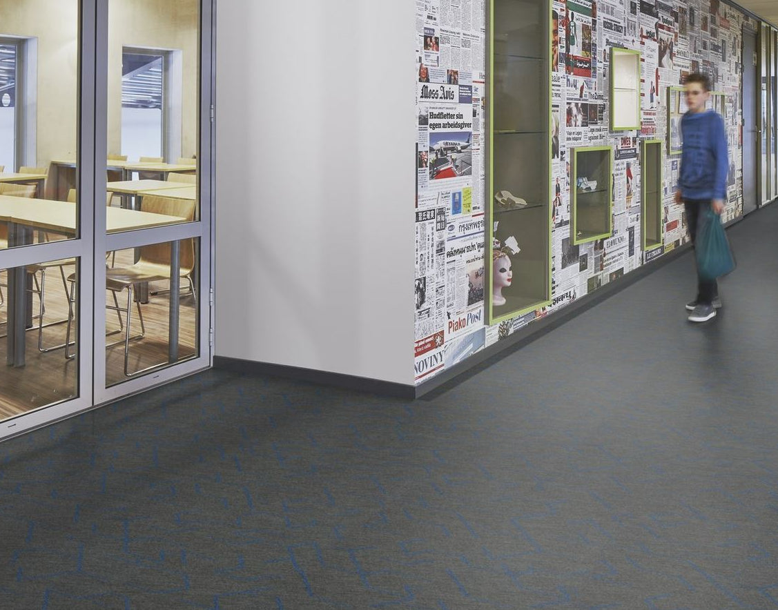 Flotex Planks Triad Blue Line 131012 - Contract Flooring