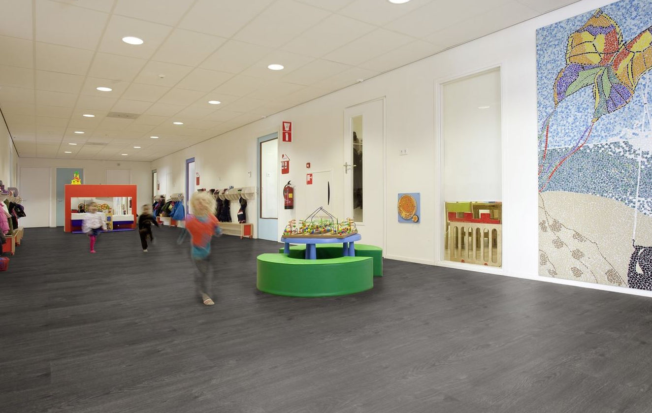 Flotex Planks Wood Black Wood 151001 - Contract Flooring