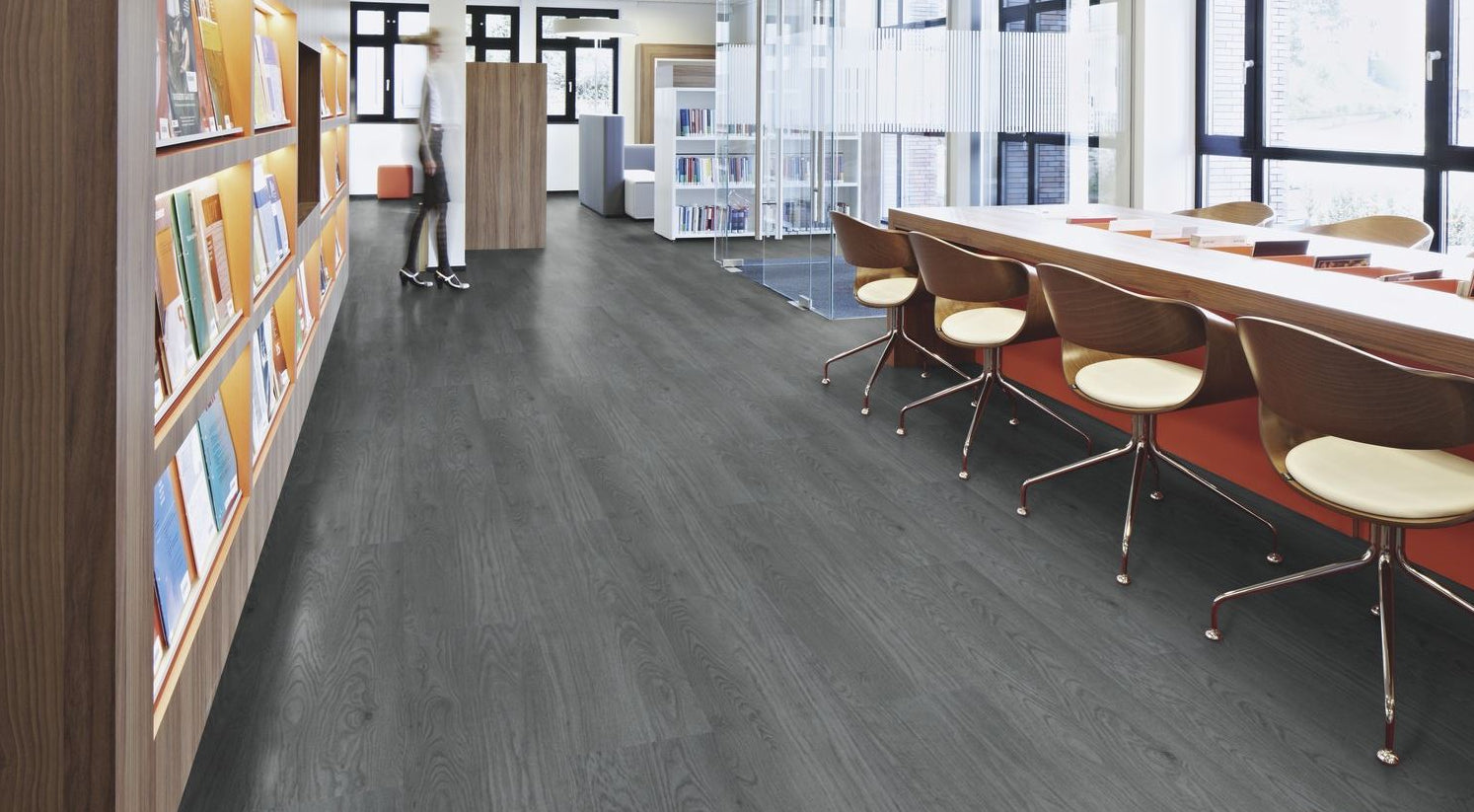 Flotex Planks Wood Grey Wood 151002 - Contract Flooring