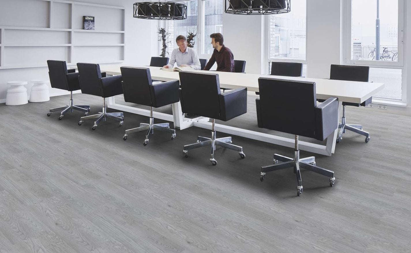 Flotex Planks Wood Silver Wood 151003 - Contract Flooring