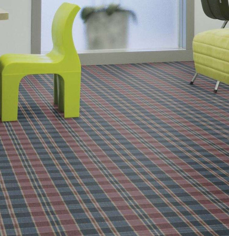 Flotex Vision Plaid Sorbet 590024 - Contract Flooring
