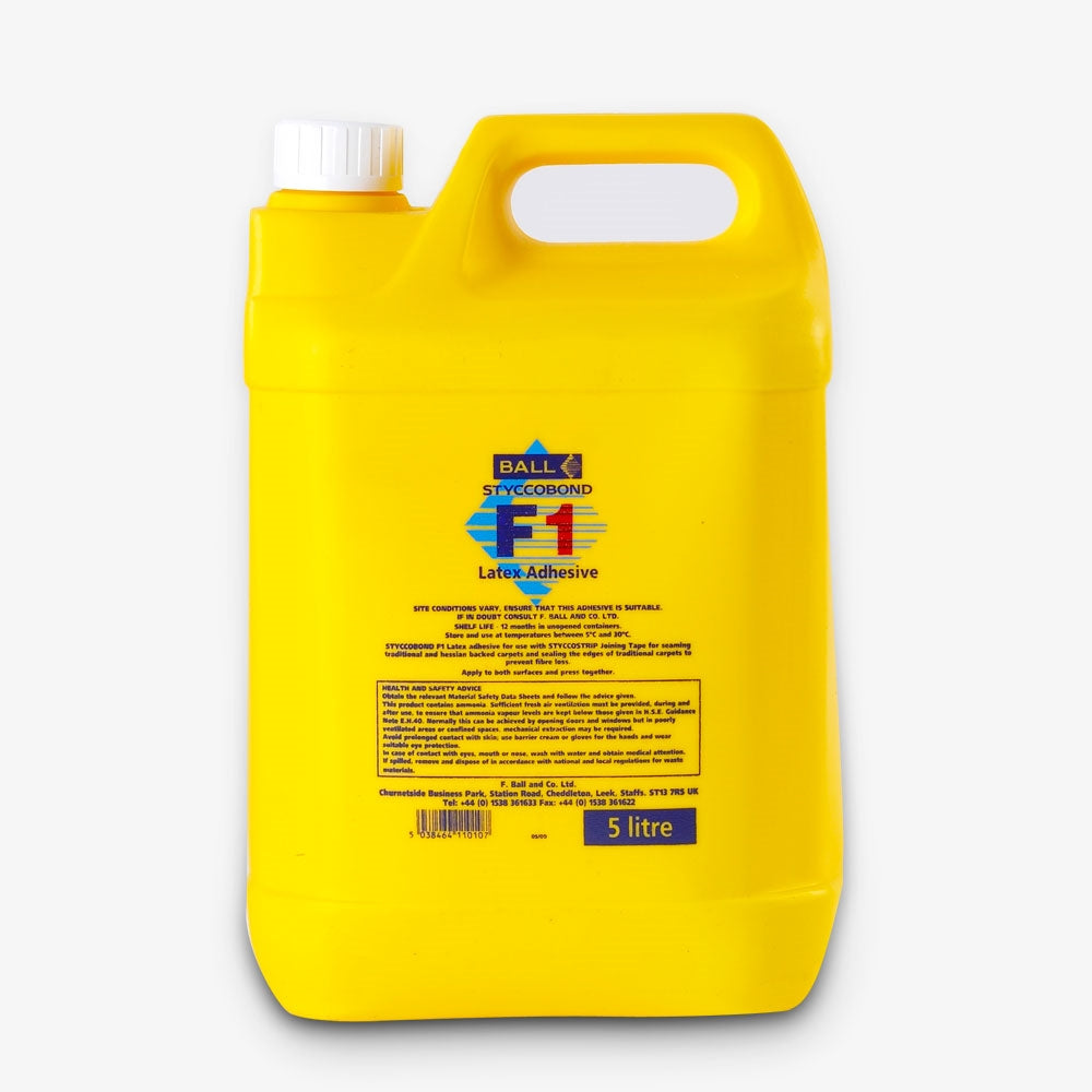 F Ball F1 Styccobond 5ltr - Contract Flooring