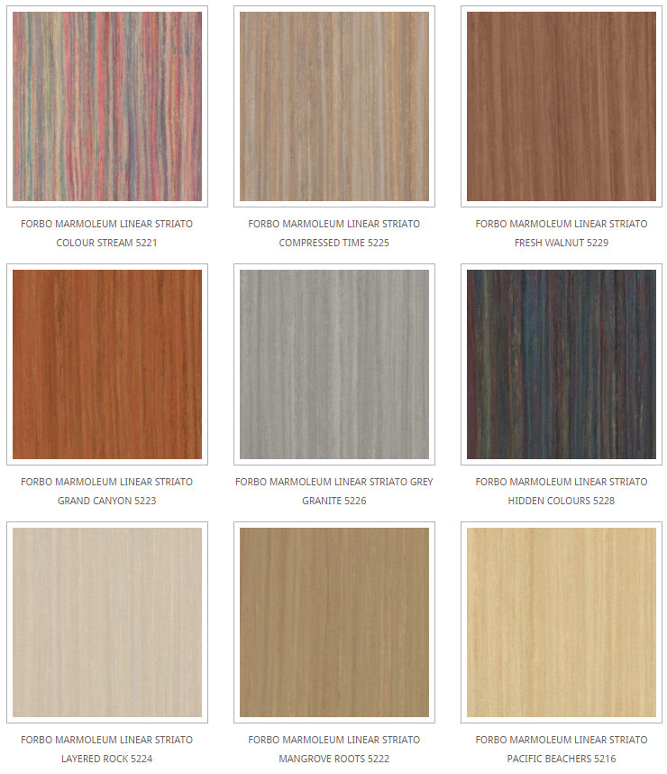 Forbo Marmoleum Linear Striato - Contract Flooring