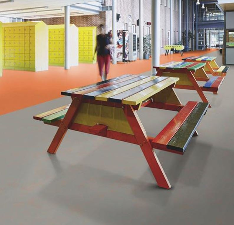 Forbo Marmoleum Concrete 371235 orange shimmer - Contract Flooring