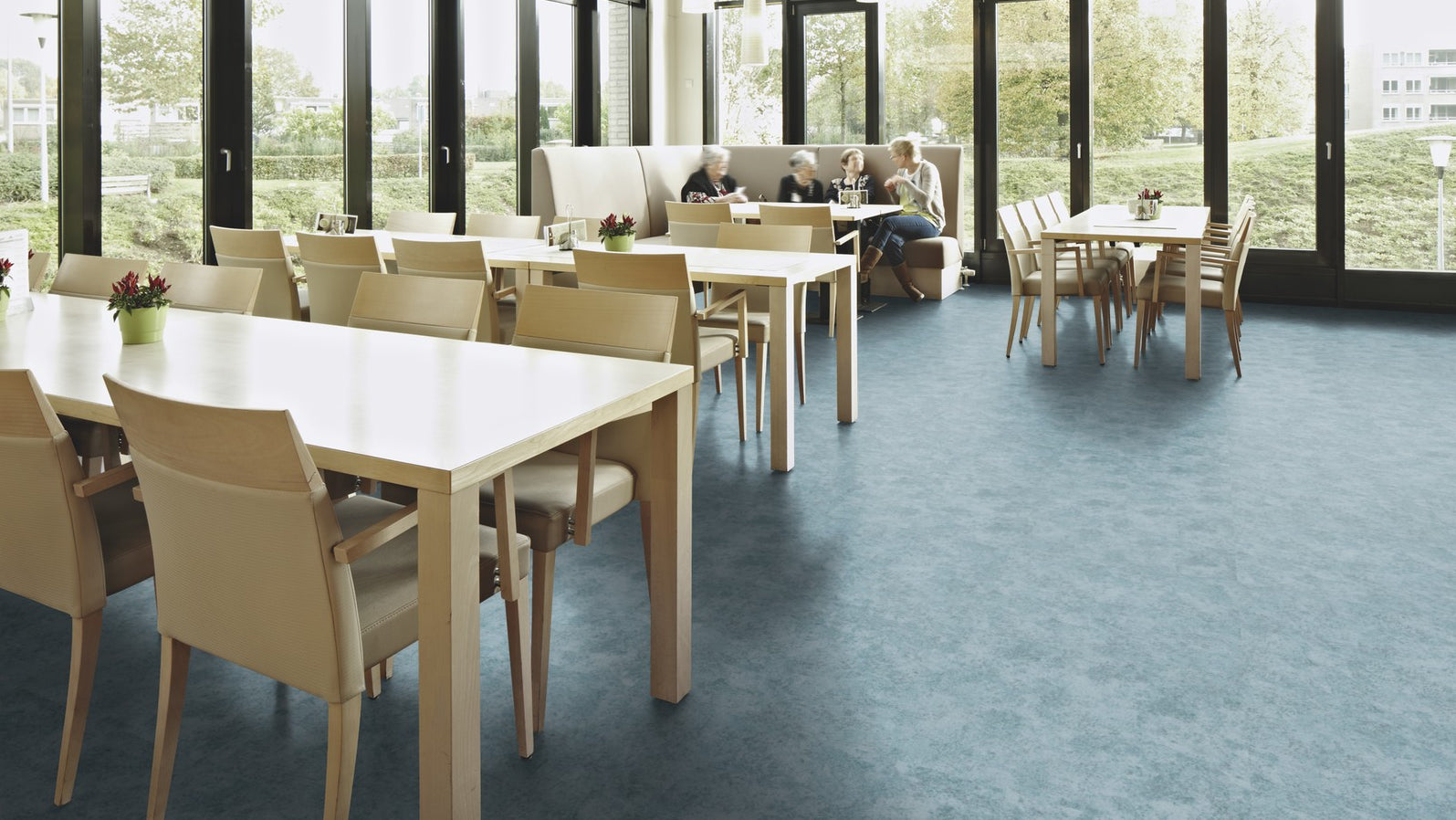 Flotex Calgary Tiles Aqua 590021 - Contract Flooring