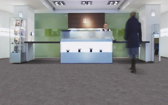 Flotex Calgary Tiles Cement 590012 - Contract Flooring