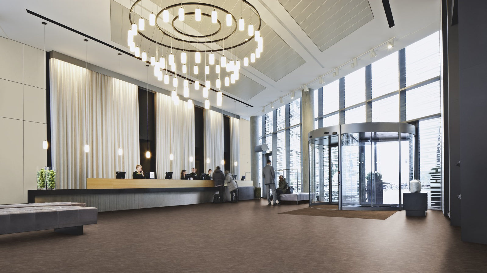 Flotex Calgary Tiles Expresso 590023 - Contract Flooring