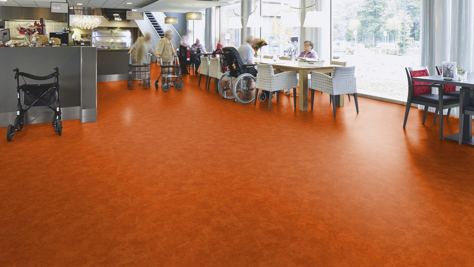 Flotex Calgary Tiles Fire 590024 - Contract Flooring