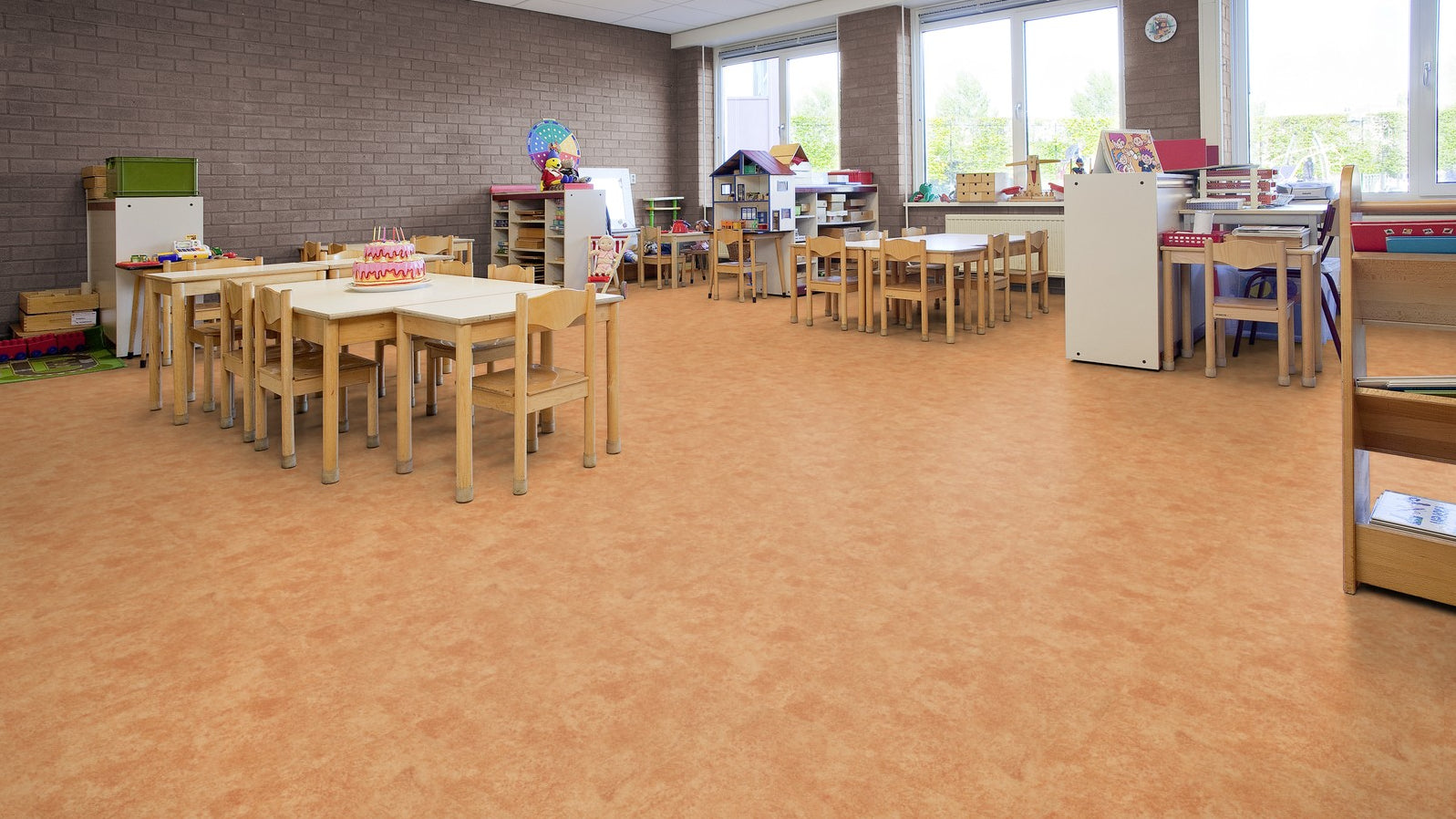 Flotex Calgary Tiles Saffron 590008 - Contract Flooring