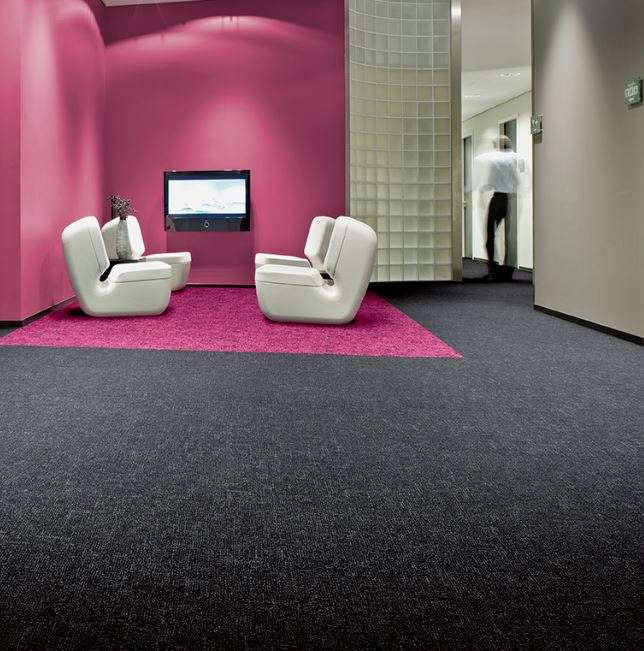 Flotex Metro Tiles Ash 546007 - Contract Flooring