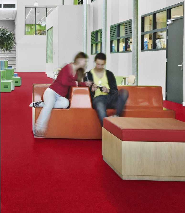 Flotex Metro Tiles Cherry 546031 - Contract Flooring