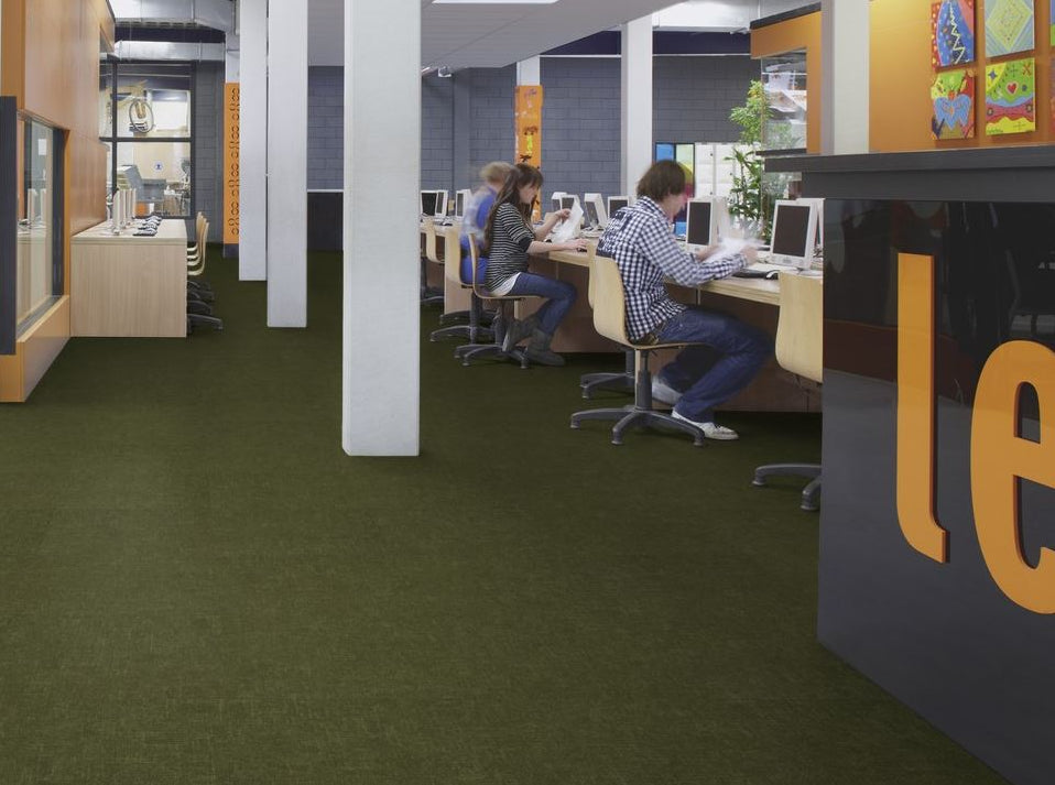 Flotex Metro Tiles Moss 546021 - Contract Flooring