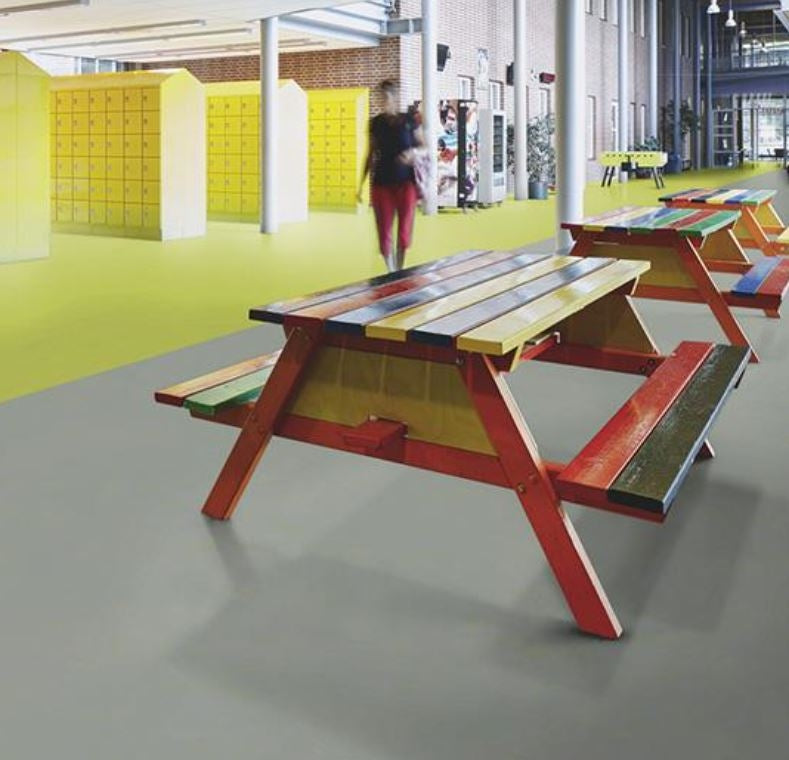 Forbo Marmoleum Concrete 373635 green shimmer - Contract Flooring