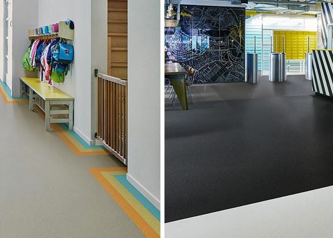 Forbo Marmoleum Piano 360135 warm grey - Contract Flooring