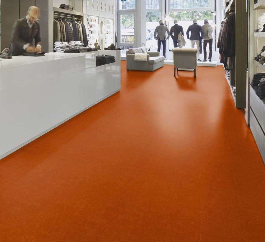 Flotex Metro Tangerine 246025 - Contract Flooring