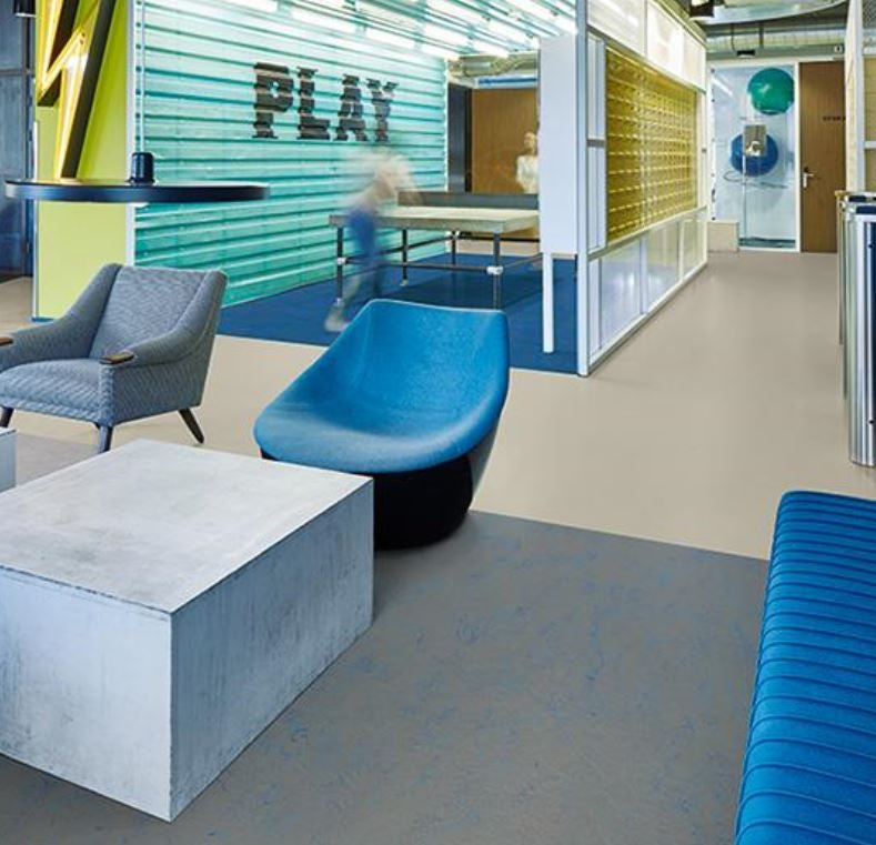 Forbo Marmoleum Walton 336935 titanium - Contract Flooring