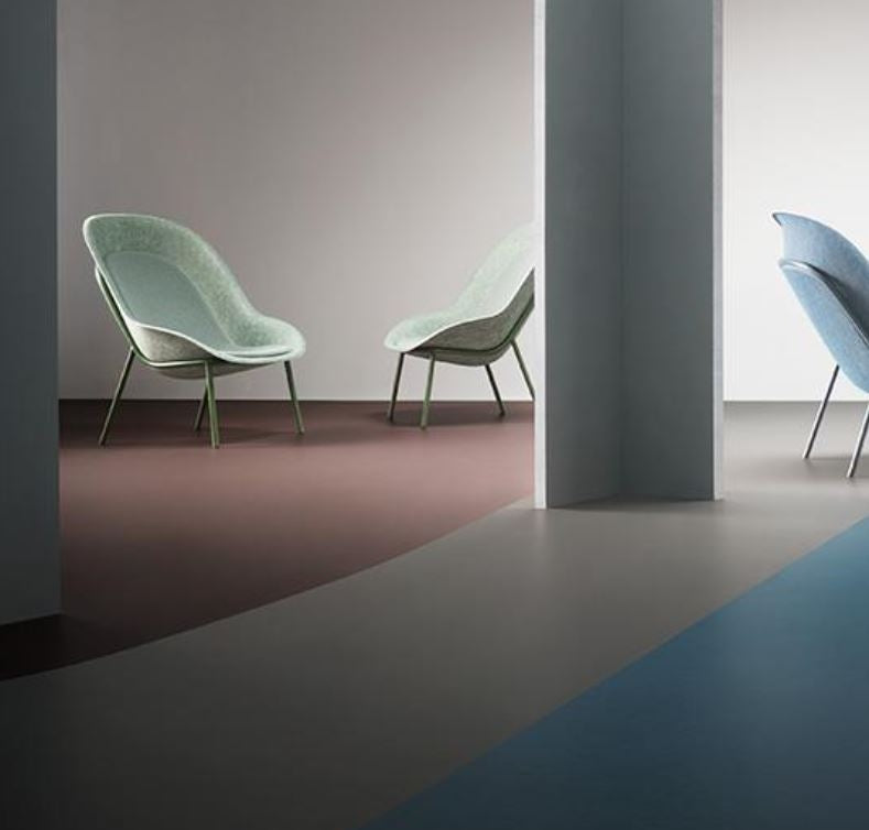 Forbo Marmoleum Walton 335335 eggplant purple - Contract Flooring