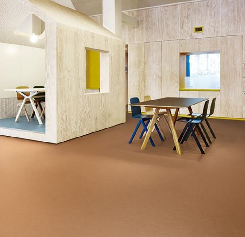 Forbo Marmoleum Walton 337035 terracotta - Contract Flooring