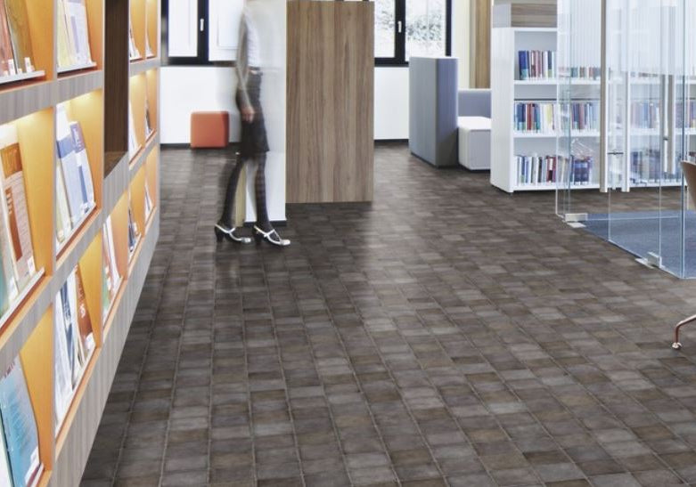 Flotex Stone HD Charcoal Glaze 010049 - Contract Flooring
