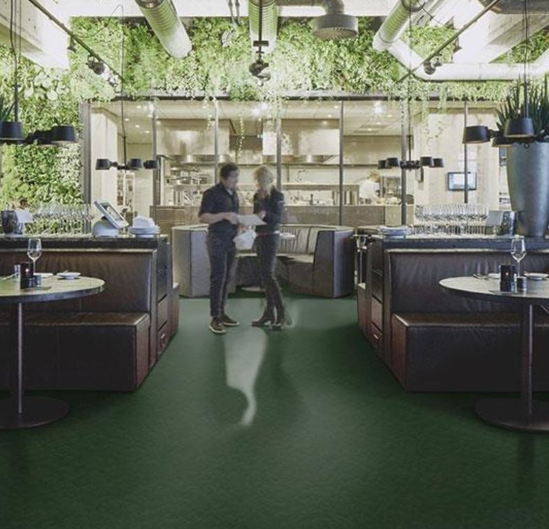 Forbo Marmoleum Walton 335935 bottle green - Contract Flooring