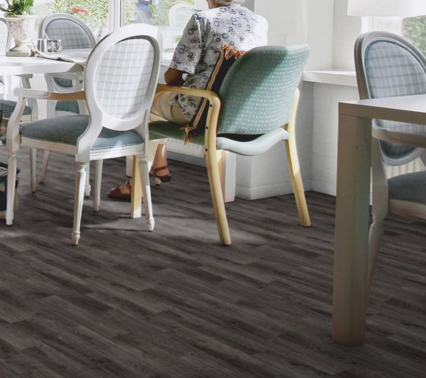 Flotex Wood HD Blackened Oak 010037 - Contract Flooring