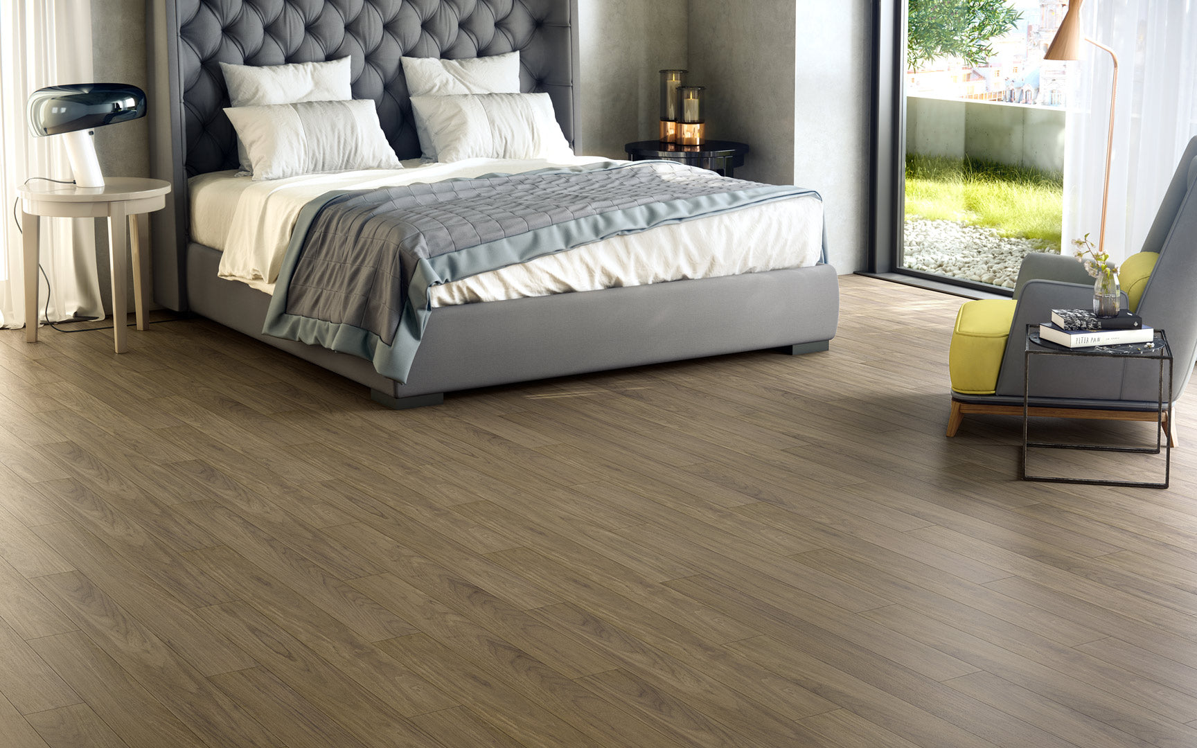 PureFloor 4MV Majestic Walnut Laminate Flooring 41103869