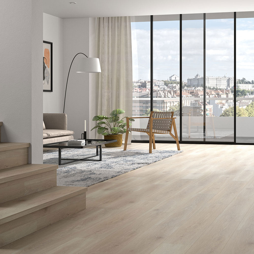 PureFloor 4MV Alpes Oak Laminate Flooring 41115019