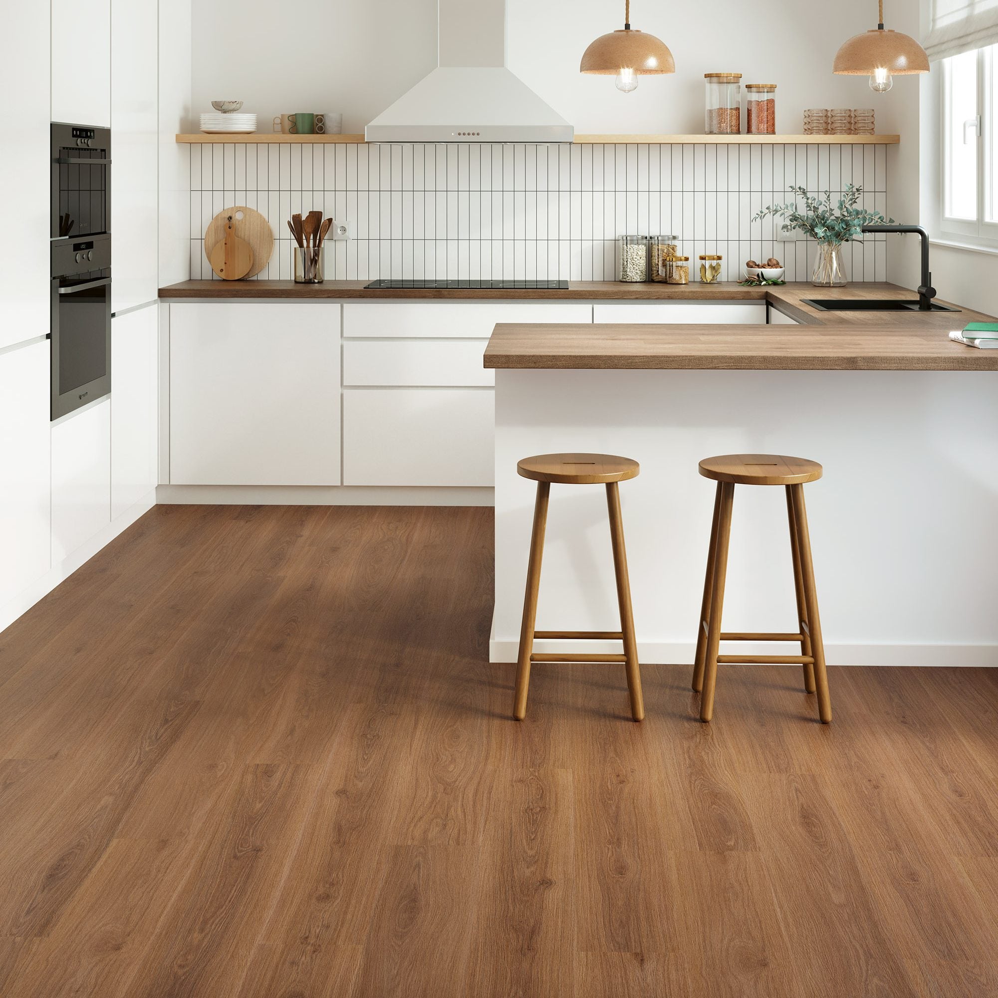 Purefloor 4MV Umbria Oak Laminate Flooring 41103872