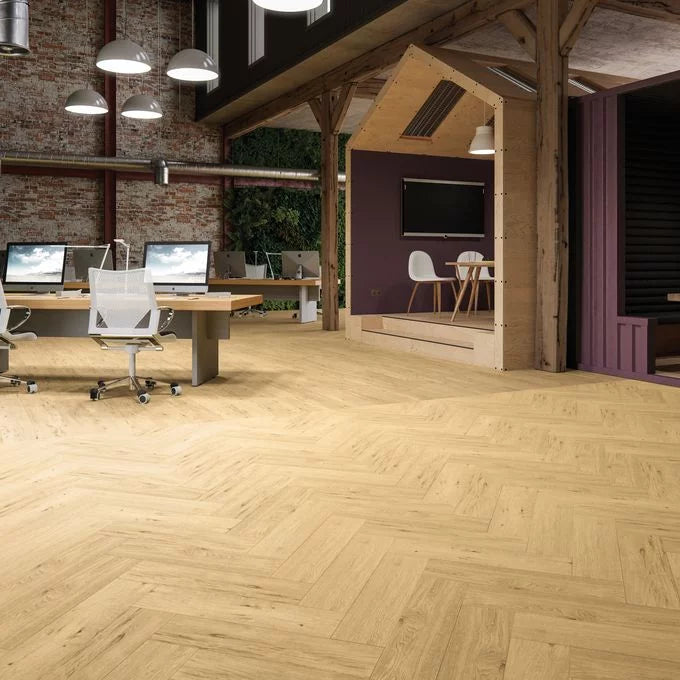 Expona Commercial PUR French Vanilla Oak Parquet 4122