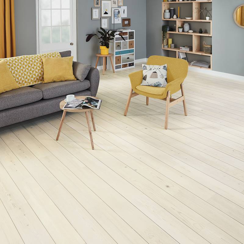 Karndean Knight Tile Washed Scandi Pine KP132 Vinyl Flooring