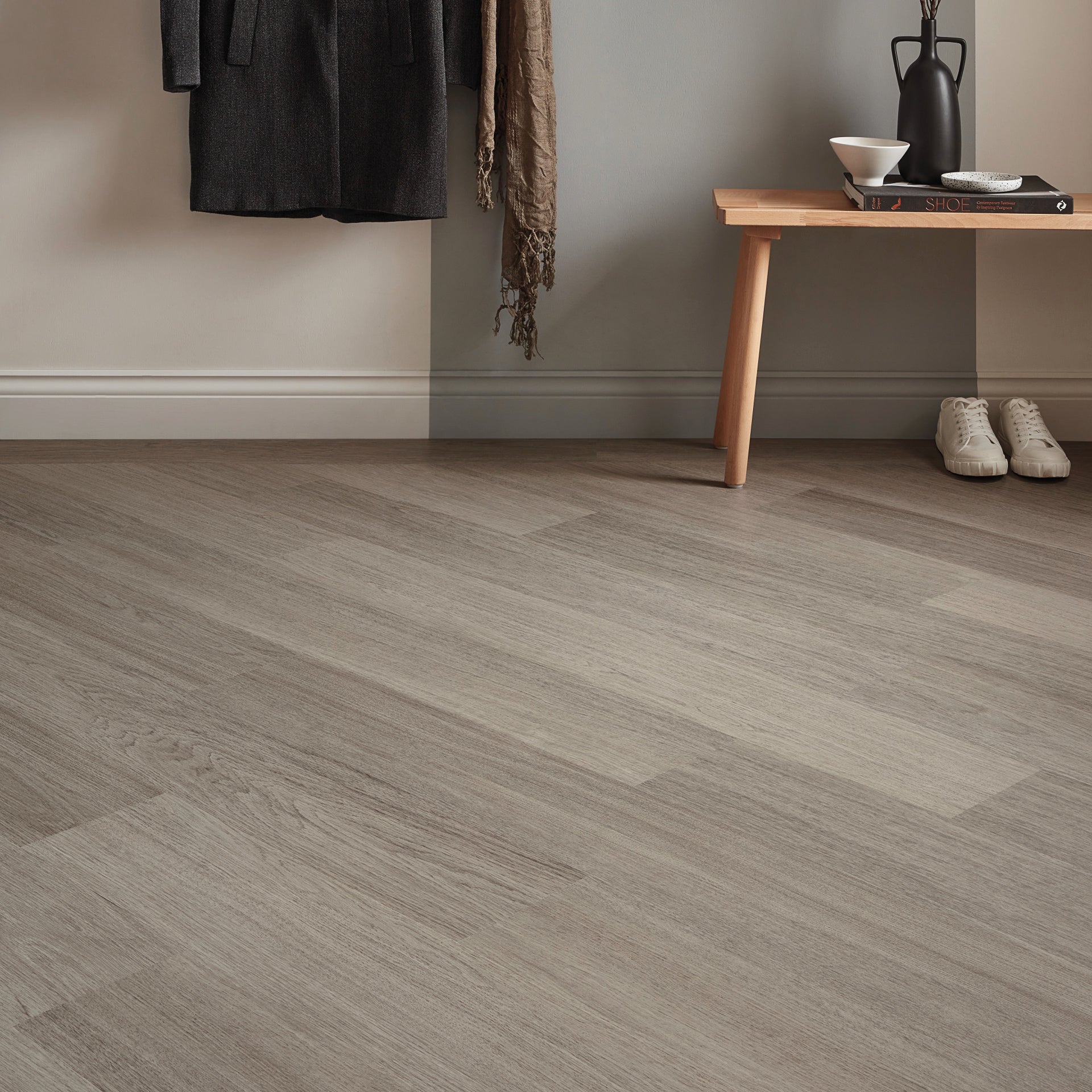 Karndean Knight Tile Grey Studio Oak KP152 Vinyl Flooring