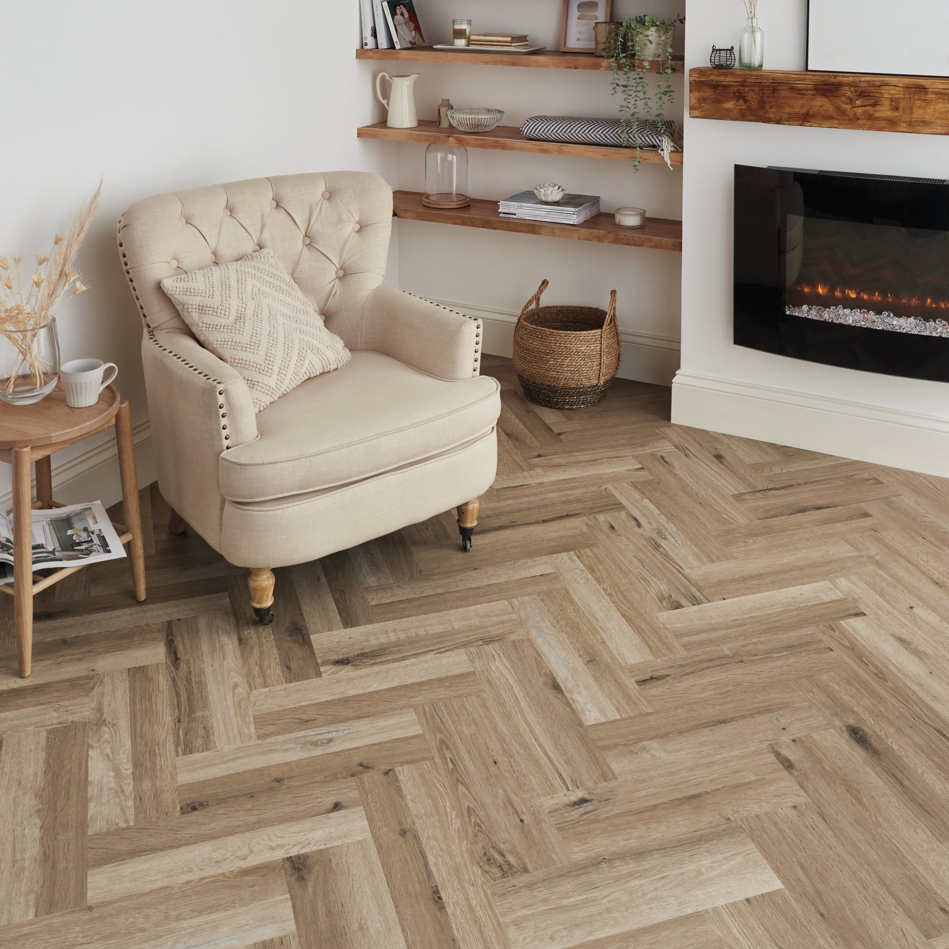 Karndean Knight Tile Washed Character Oak SM-KP144 Vinyl Flooring