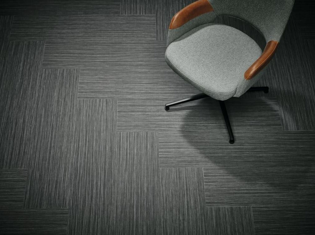 Flotex Planks Seagrass Charcoal 111004 - Contract Flooring