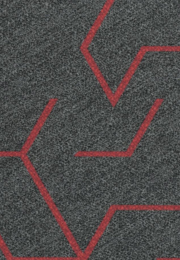 Flotex Planks Triad Red Line 131011 - Contract Flooring
