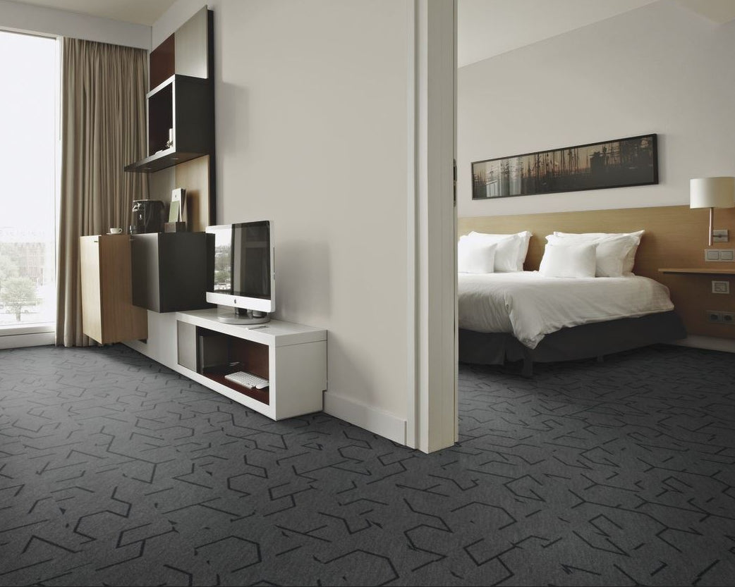 Flotex Planks Triad Steel 131007 - Contract Flooring